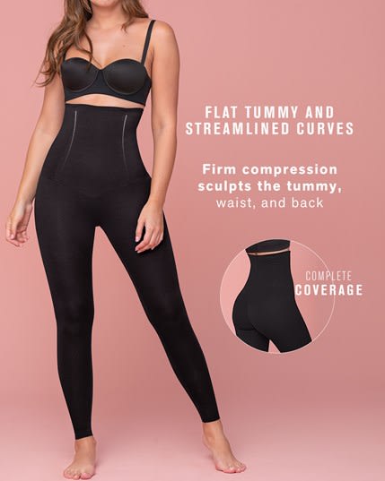 High Waisted Tummy Shaping Spandex – Curvelly