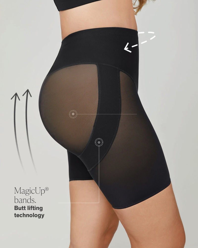 Mid-Rise Sculpting Butt Shaper Shorts