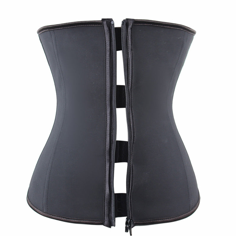 Latex Double Compression Waist Trainer with Zipper